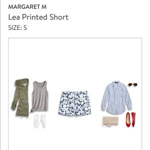 Margaret M Lea Printed Short
